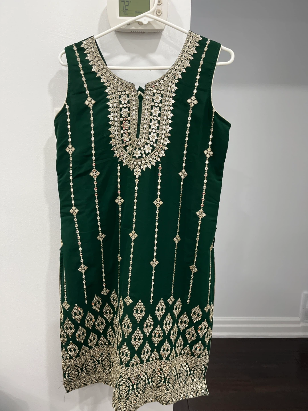 Green Shalwar Kameez Suit