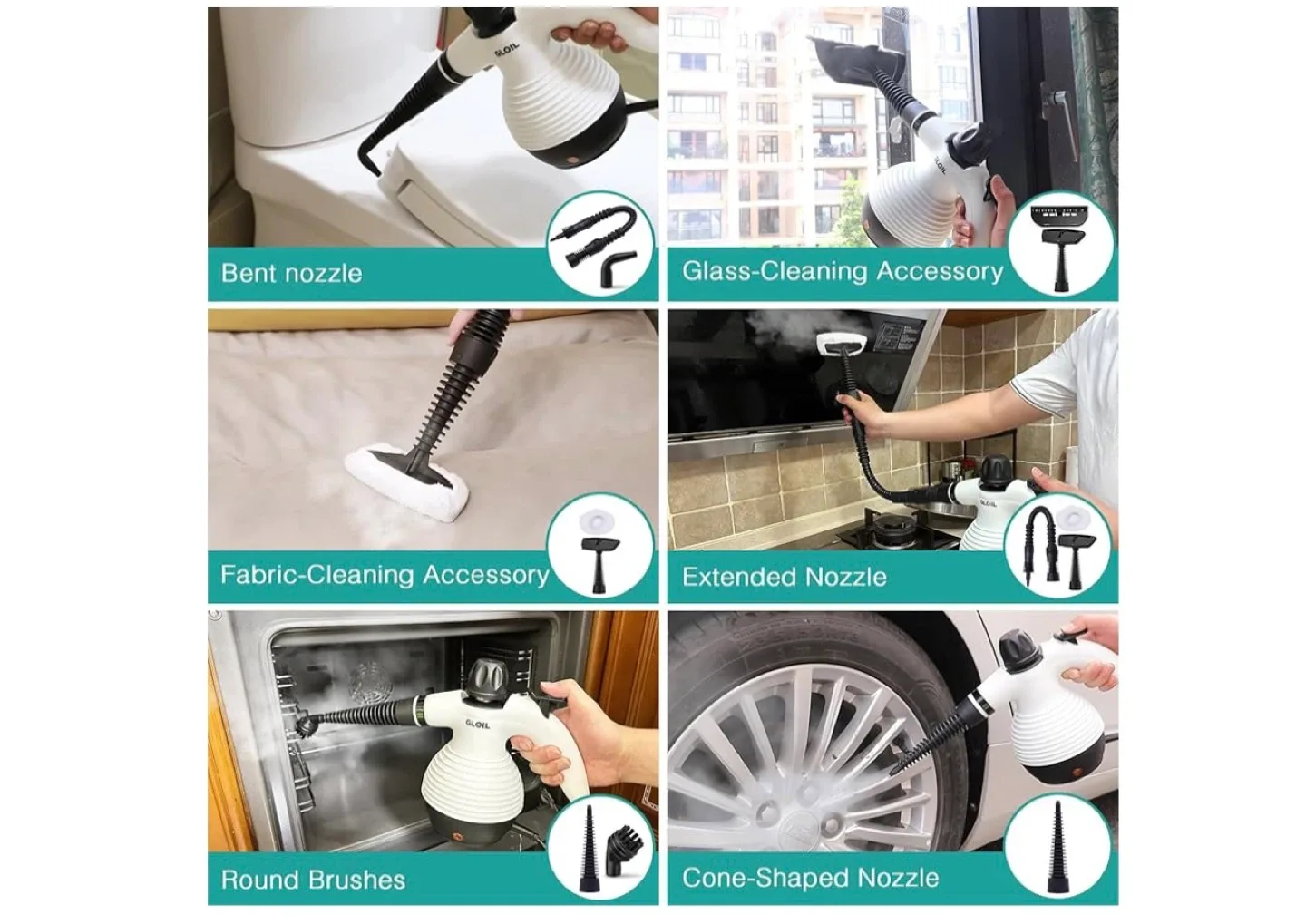 GLOIL Steam Cleaner - Powerful Cleaning Tool image indicator(3)