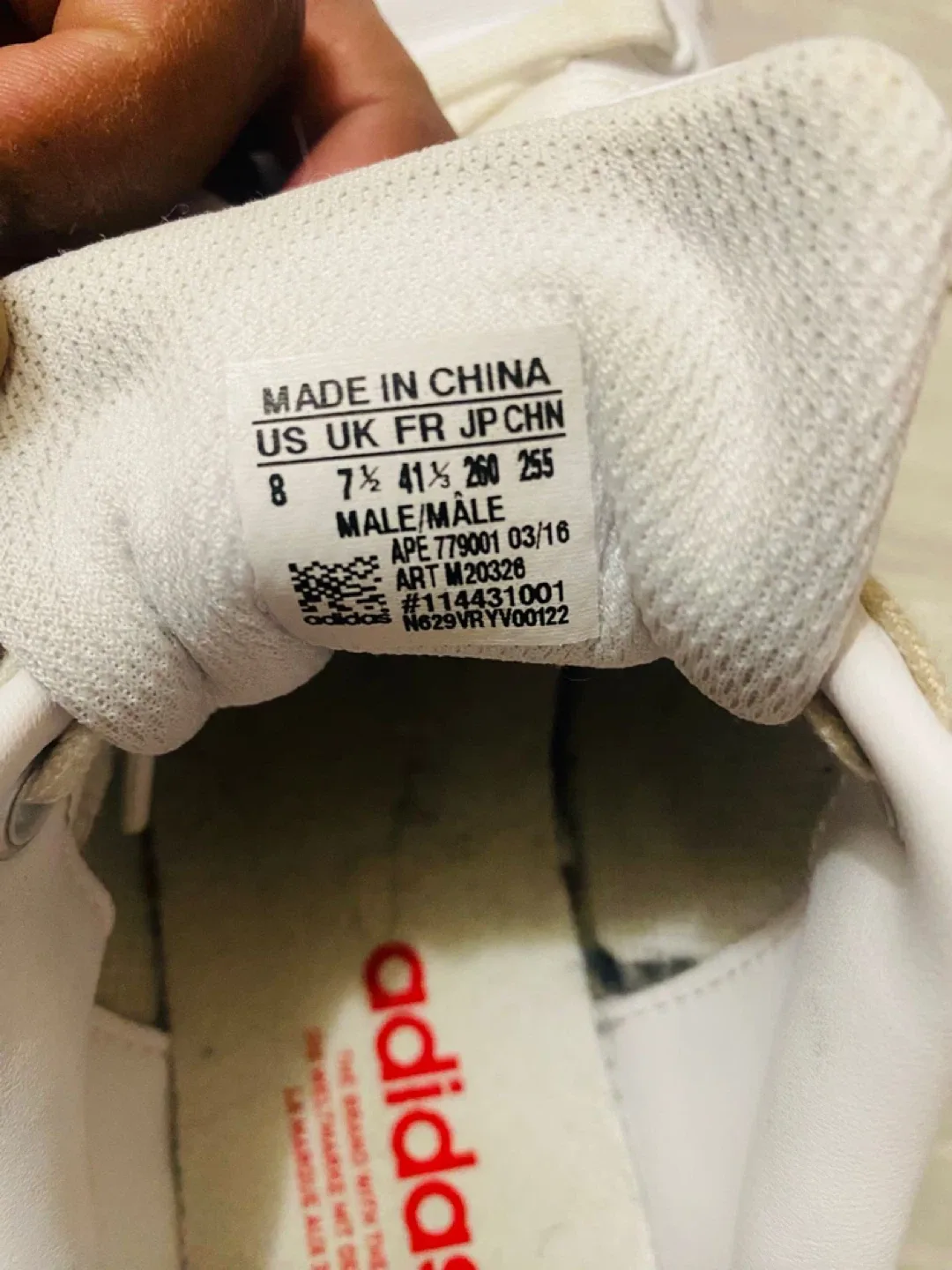 Adidas Stan Smith White/Red - US 8 image indicator(3)