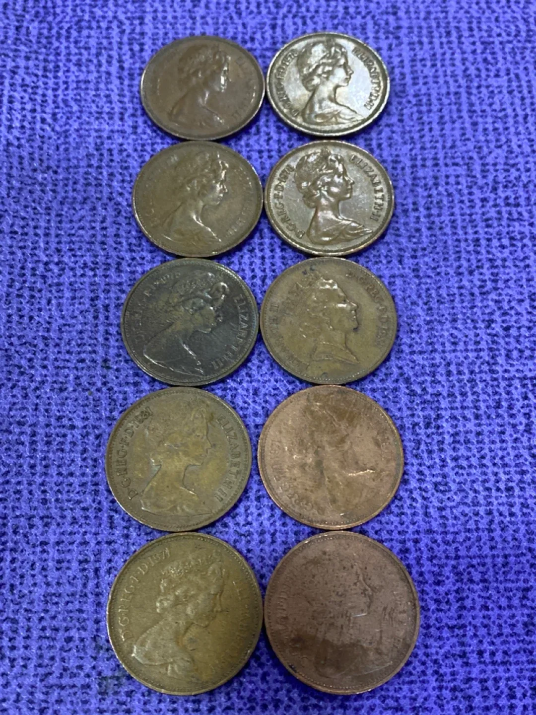 Ten British Two Pence Coins image indicator(3)