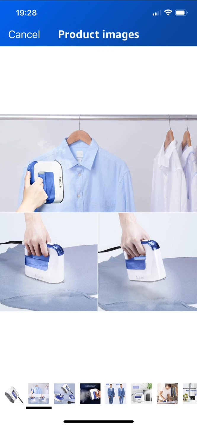 Like New Compact Travel Steamer Iron