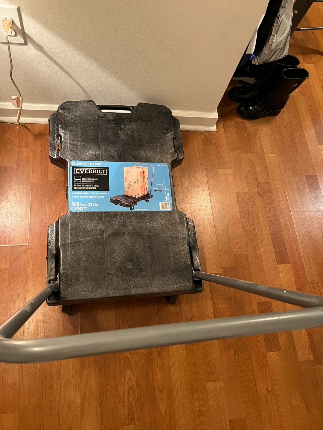 EverBilt Folding Utility Cart - 500 lbs Capacity image indicator(4)