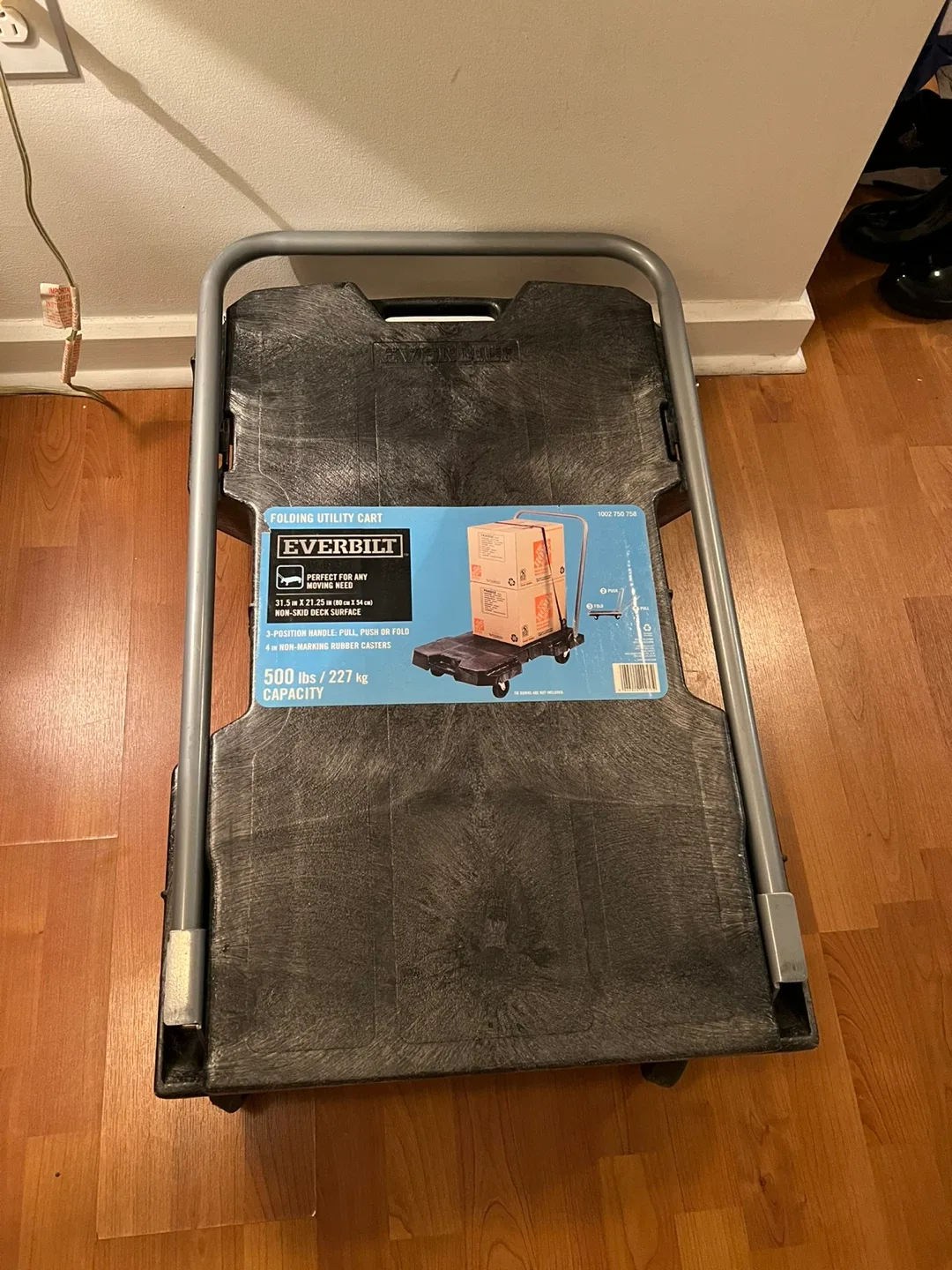 EverBilt Folding Utility Cart - 500 lbs Capacity image indicator(5)