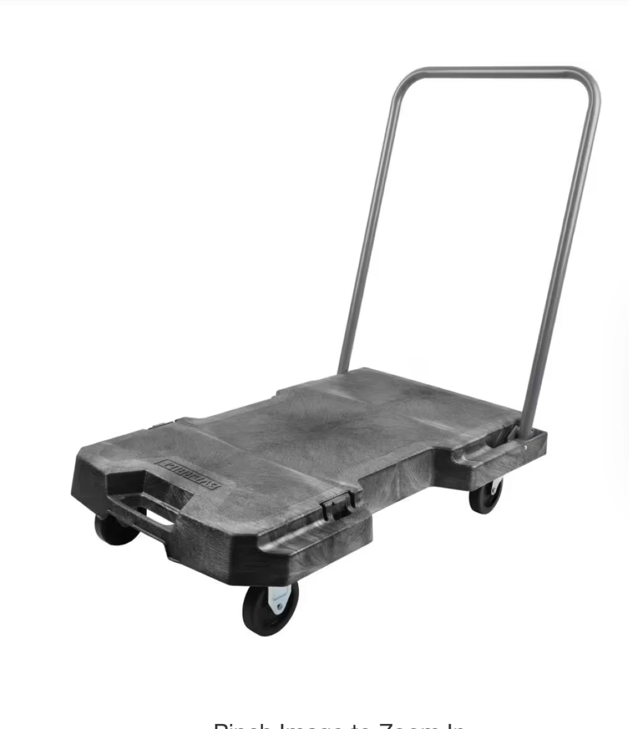 EverBilt Folding Utility Cart - 500 lbs Capacity - photo 3
