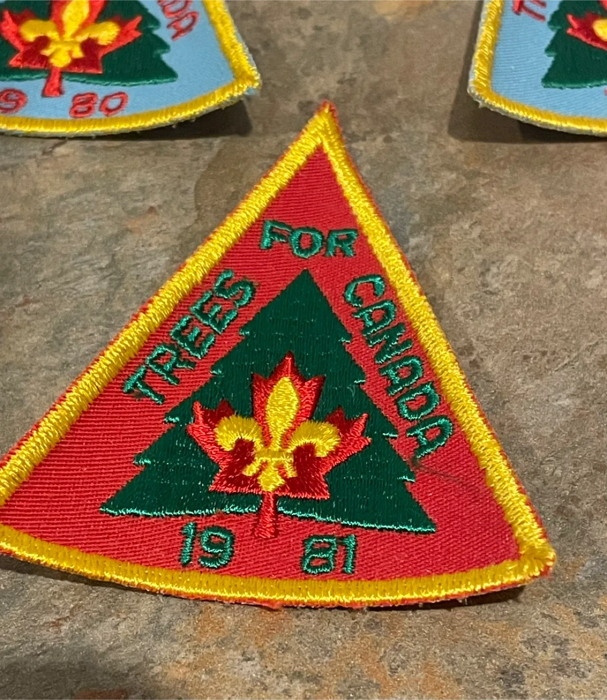 1980s Trees For Canada Boy Scout Patches - lot of 13 patches image indicator(3)