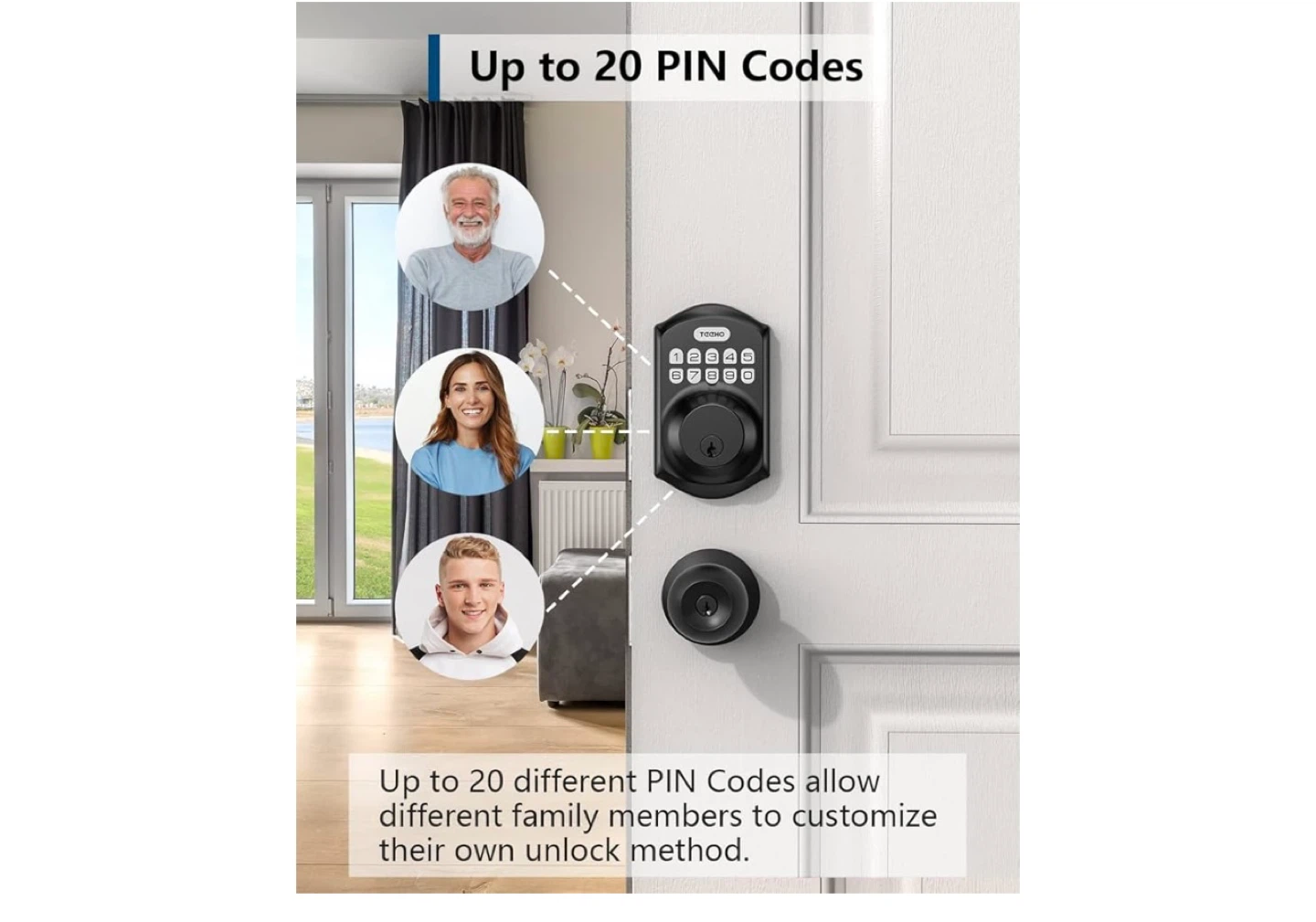 TECHO Smart Lock - Keyless Entry - photo 2