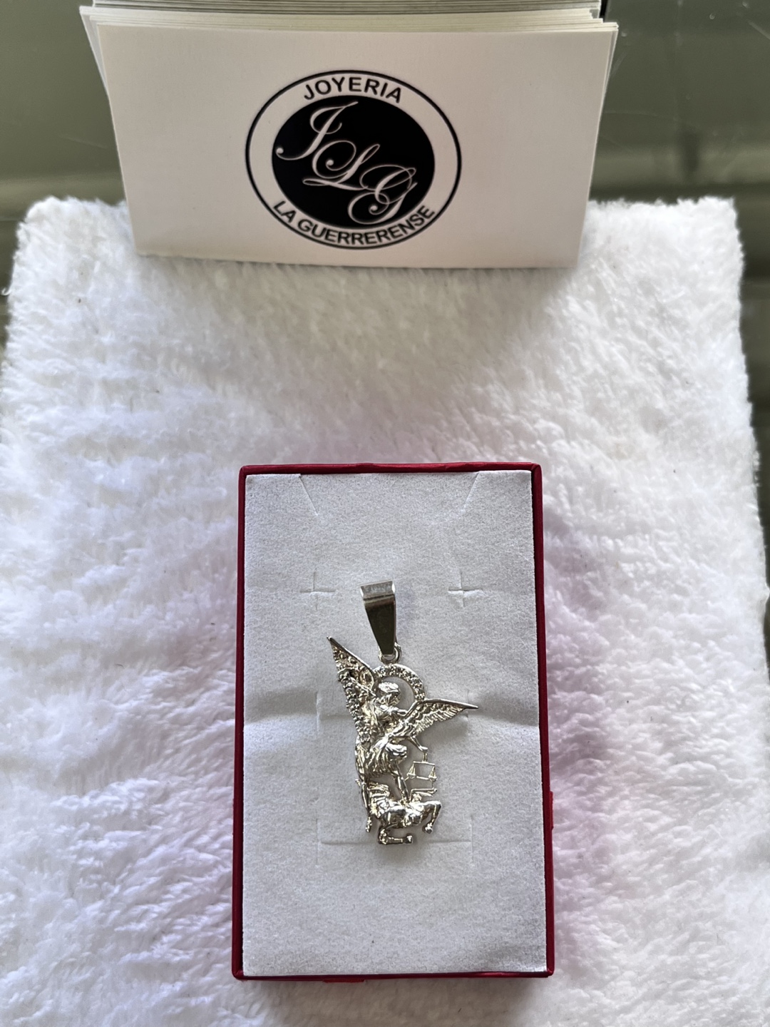 Pendant san Miguel Arcángel silver 9.25 - photo 2