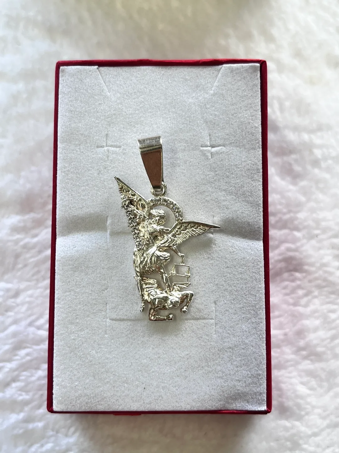 Pendant san Miguel Arcángel silver 9.25 thumbnail