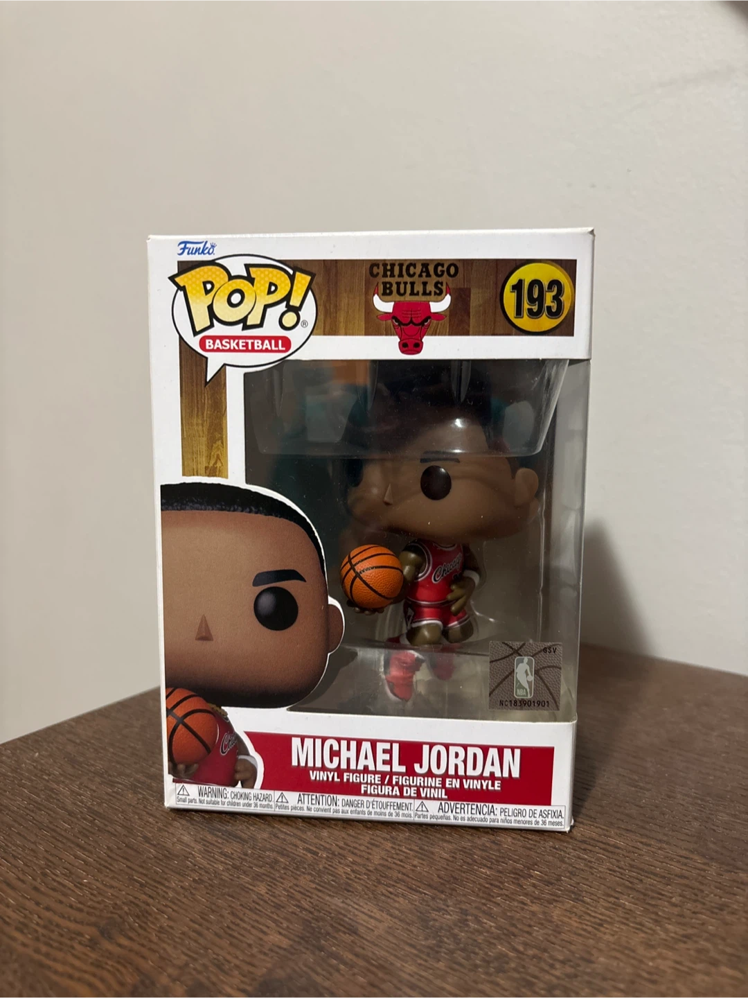 Michael Jordan pop toy