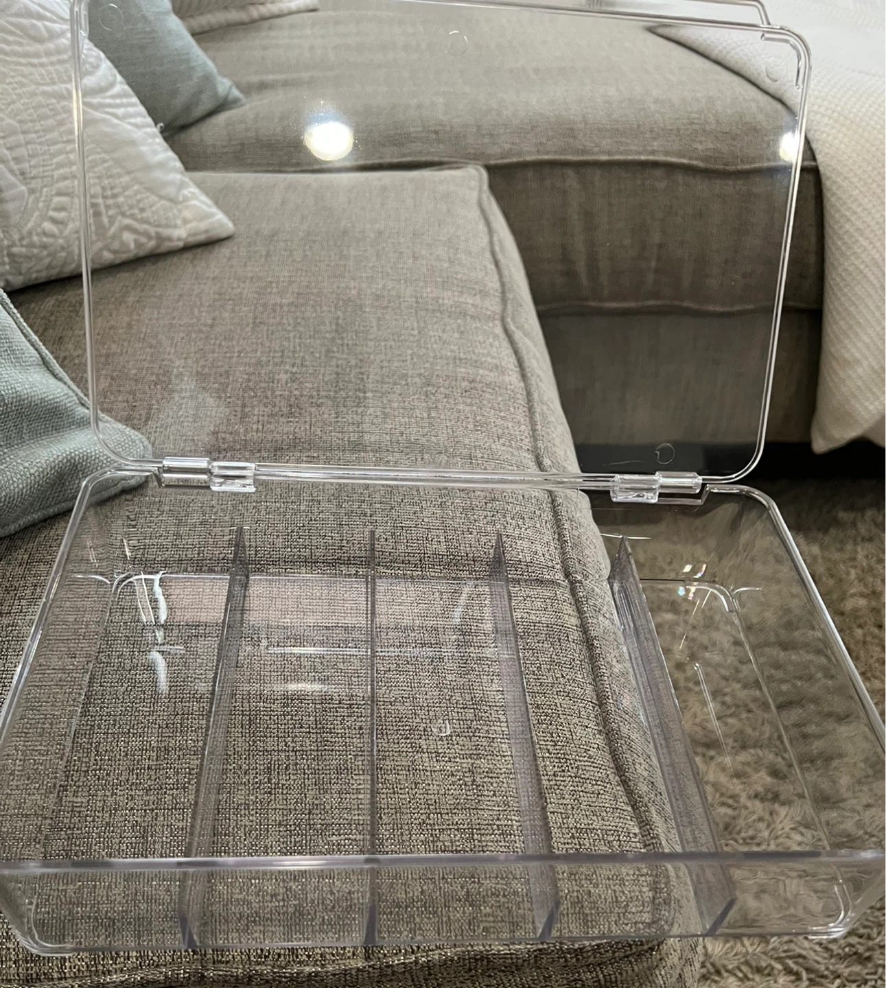 Sunglasses Organizer Box - Clear