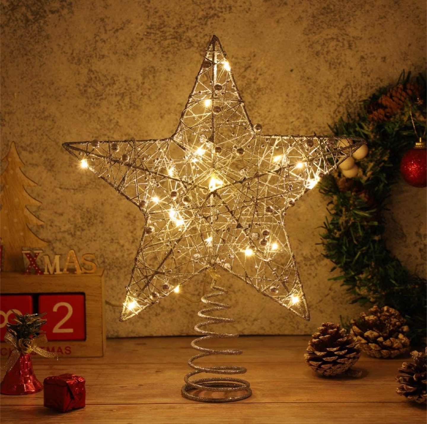 Christmas Tree Topper Star - New in Box!