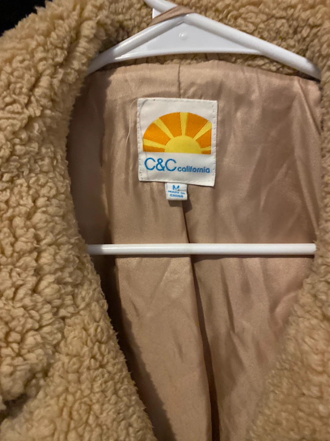 C&C California Teddy Bear Jacket - Size M - photo 2