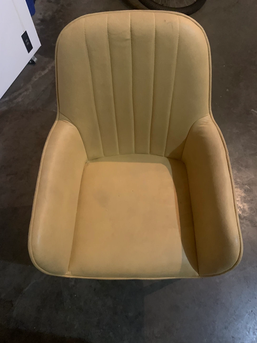 Set of  6 Accent Chairs - Grey and Yellow - photo 5