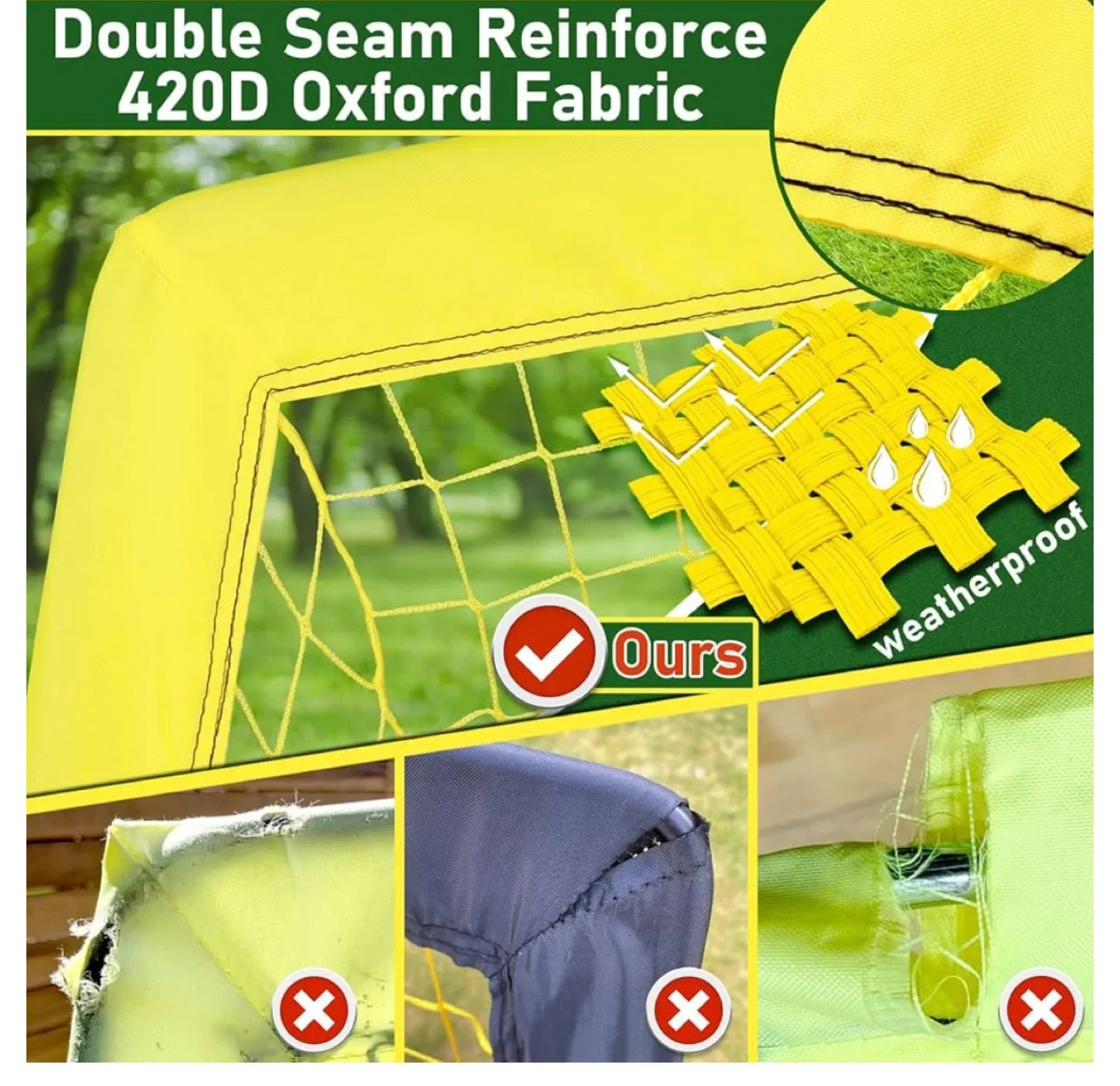 Happy Jump Portable Soccer Goal Set image indicator(2)