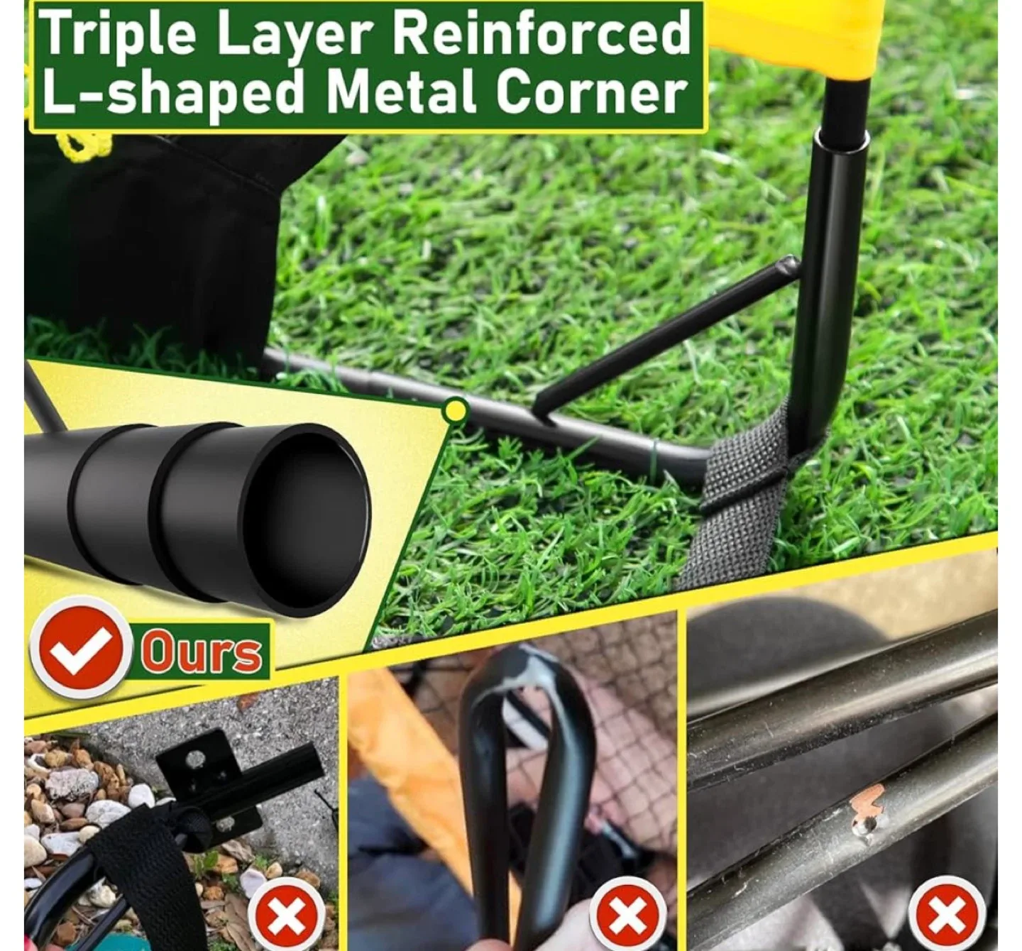 Happy Jump Portable Soccer Goal Set image indicator(4)