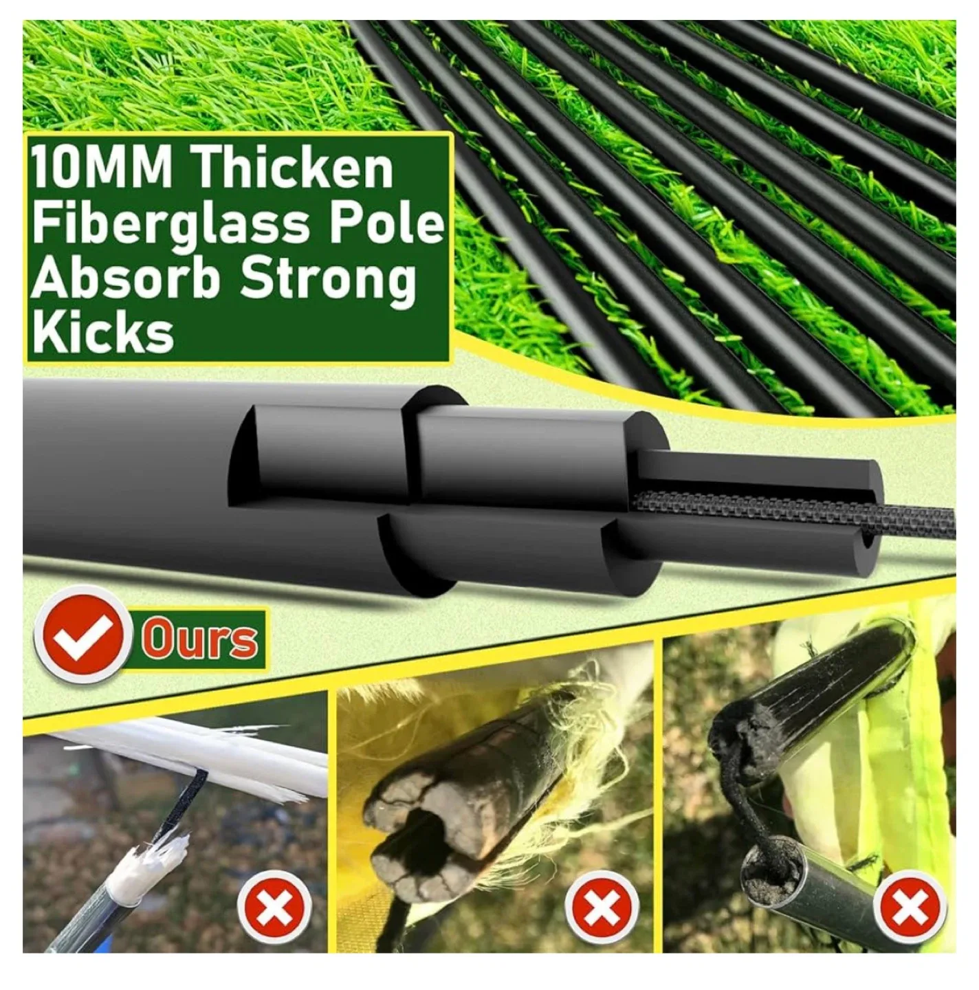 Happy Jump Portable Soccer Goal Set image indicator(3)