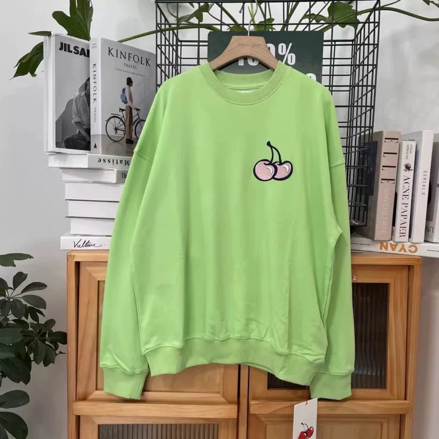 Brand New Kirsh Girl Green Crewneck Sweatshirt