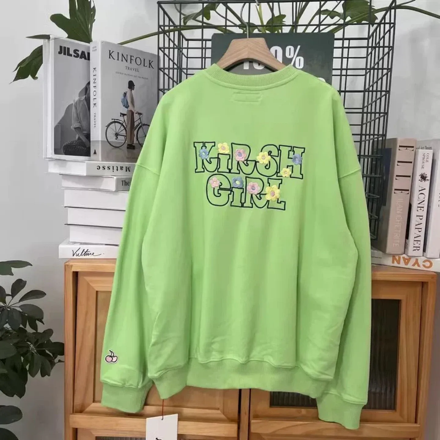 Brand New Kirsh Girl Green Crewneck Sweatshirt image indicator(3)