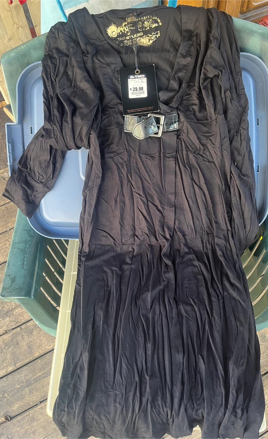 Tag Studio Black Dress - Size M