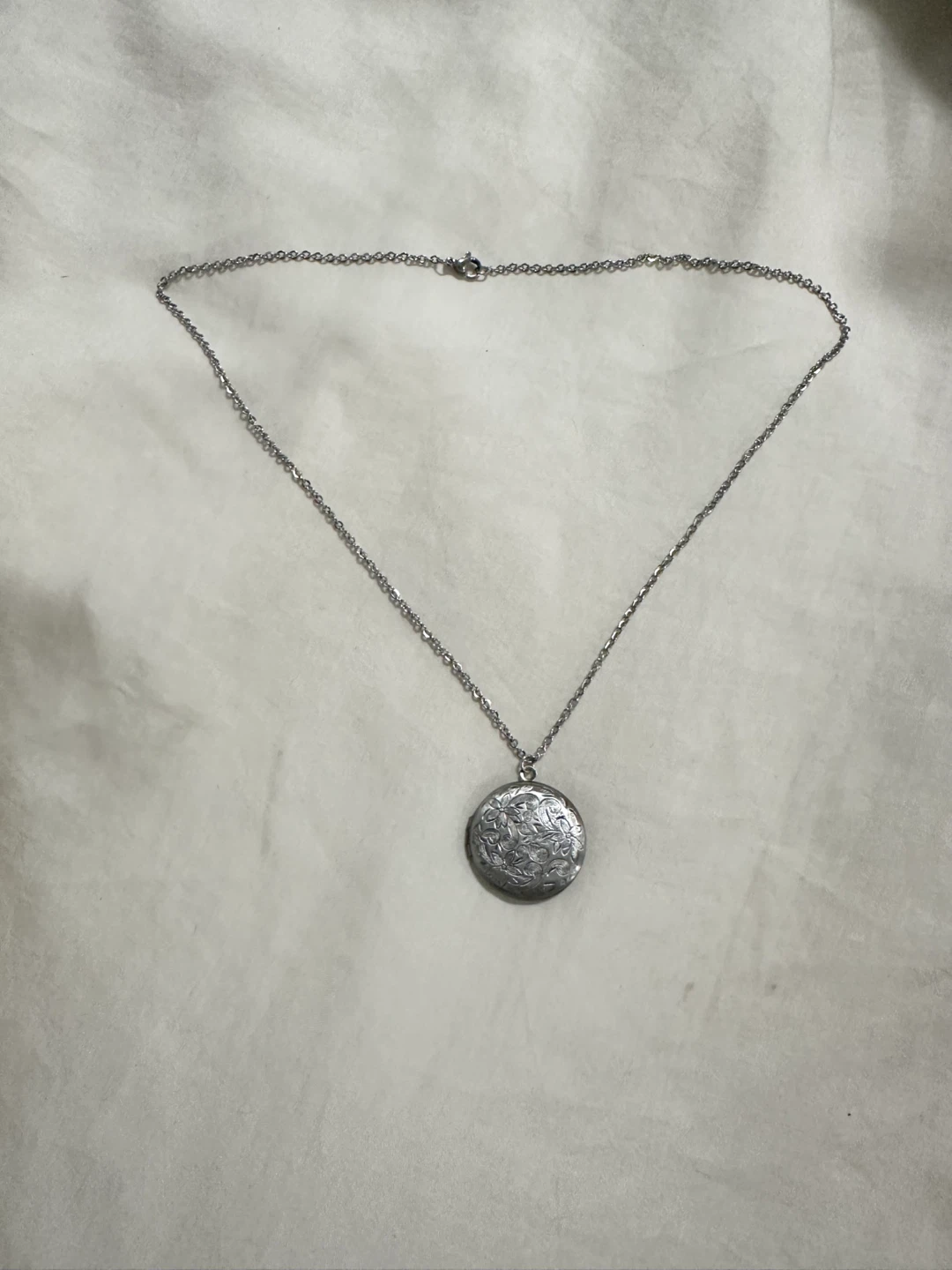 Silver Locket Necklace - photo 2