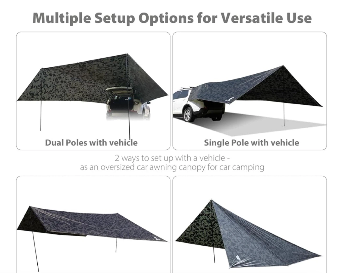 Oversized Camping Awning Tarp - photo 3