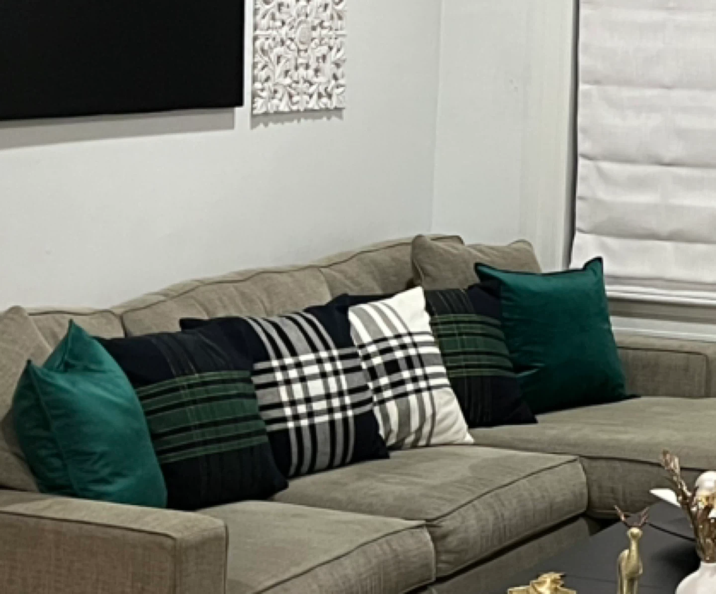 Assorted Decorative Throw Pillows