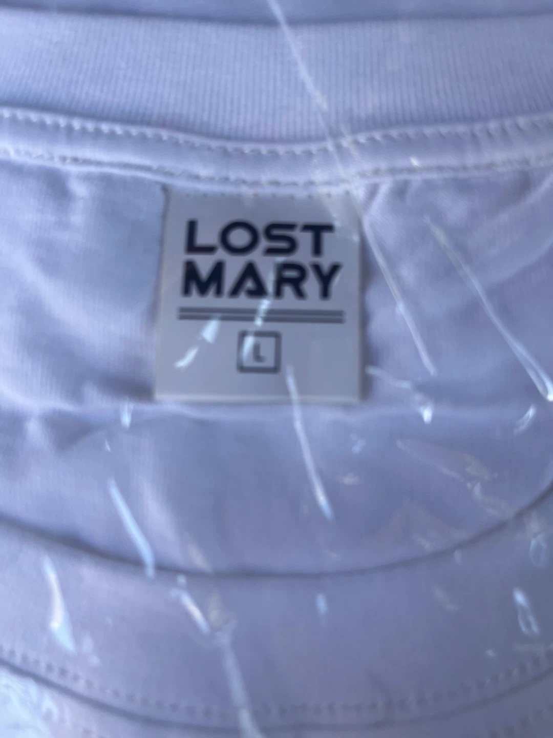 New Lost Mary White T-Shirt - Size L - photo 2