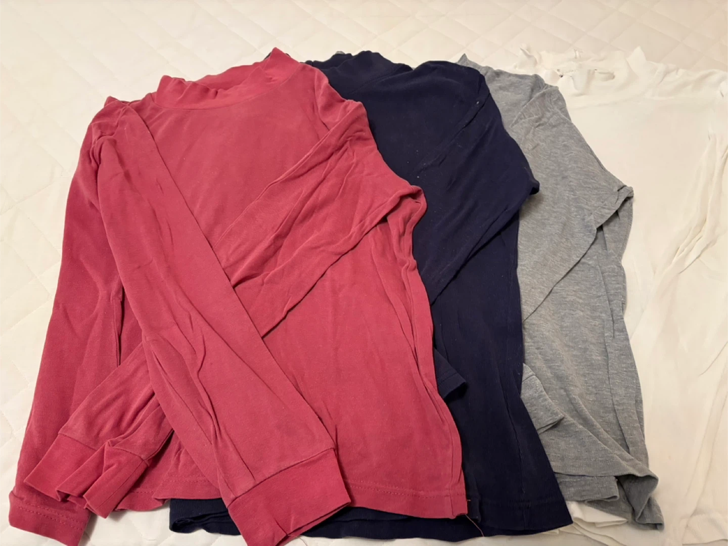 Set of 4 Cherokee Mock Neck Long Sleeve Tops - Sizes S & M - photo 2