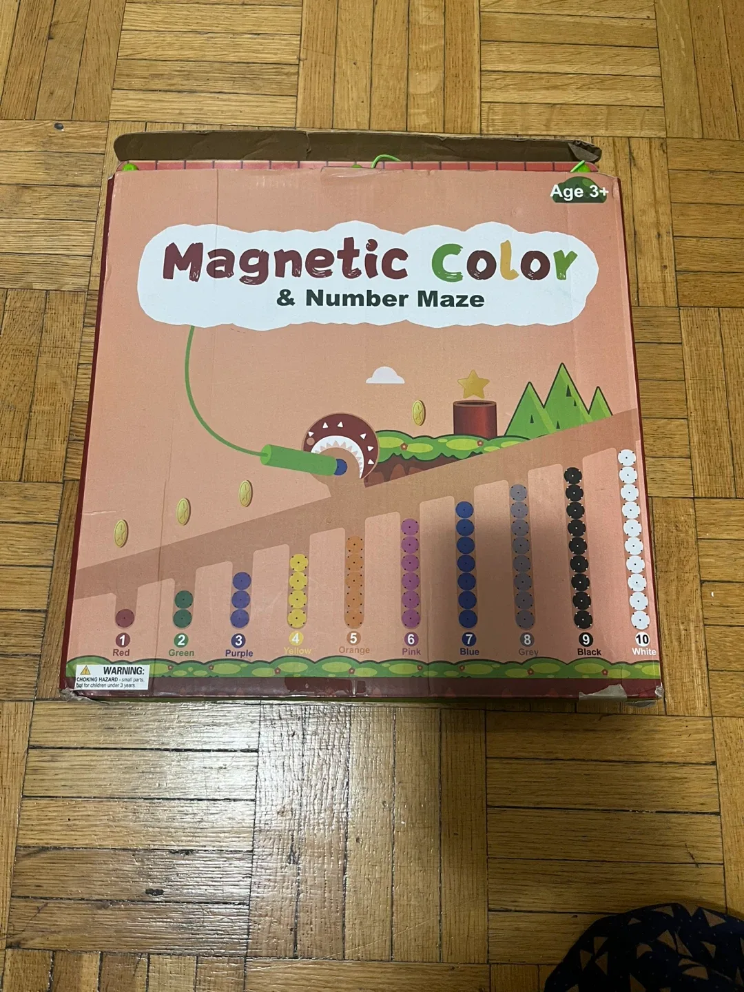 Magnetic Color & Number Maze - Age 3+ thumbnail