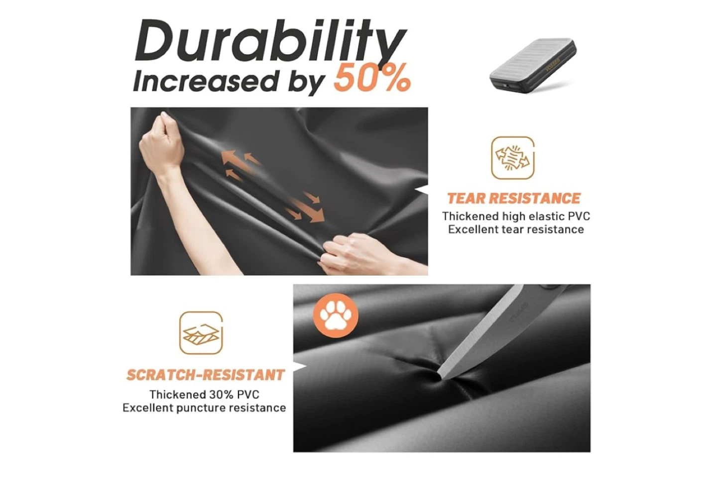 VOSSER Air Mattress - Durable & Comfortable - photo 3