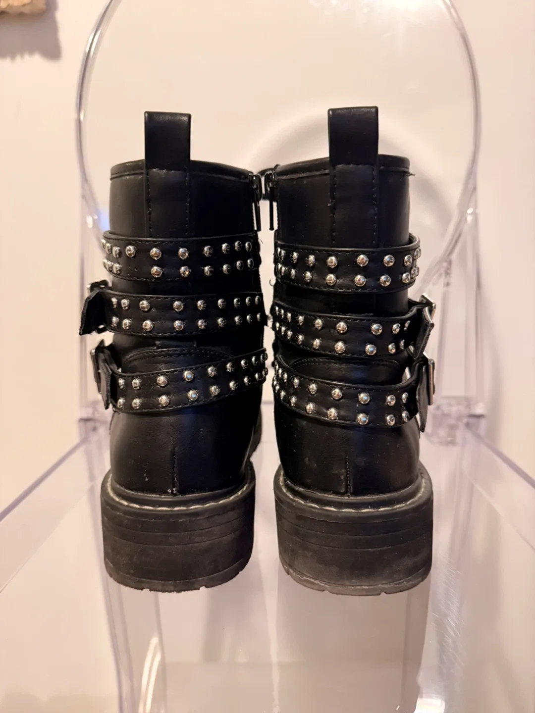 Black Studded Ankle Boots image indicator(6)