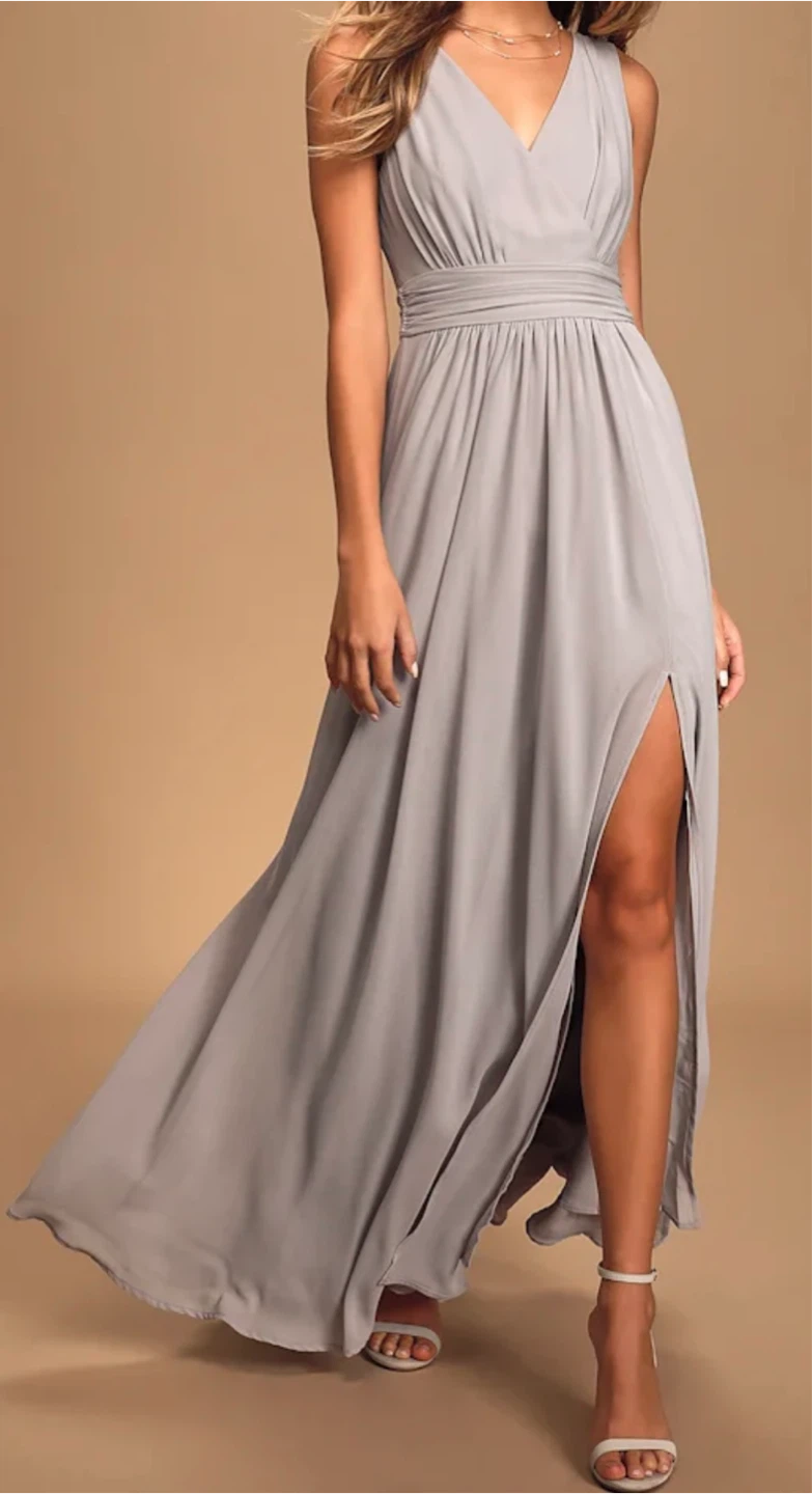 Gray Maxi Dress - photo 2