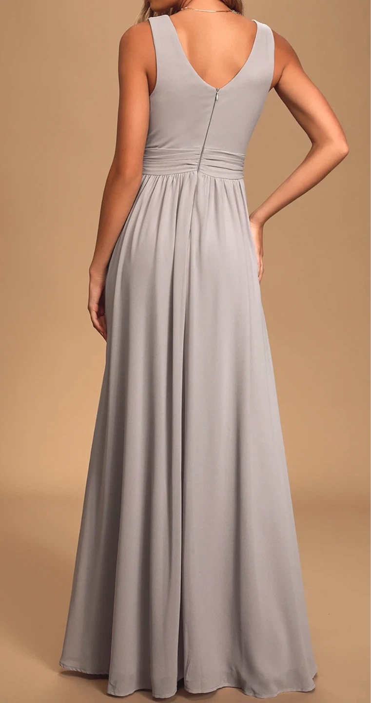Gray Maxi Dress - photo 3