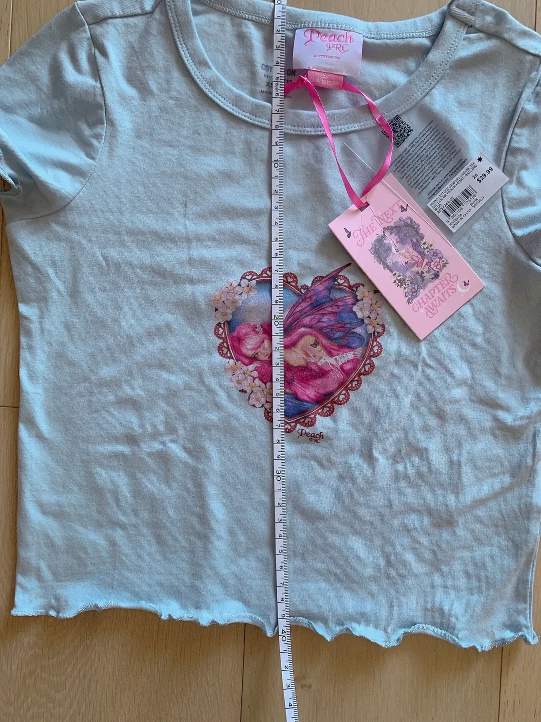 New Peach Girl XS Blue Tee image indicator(4)