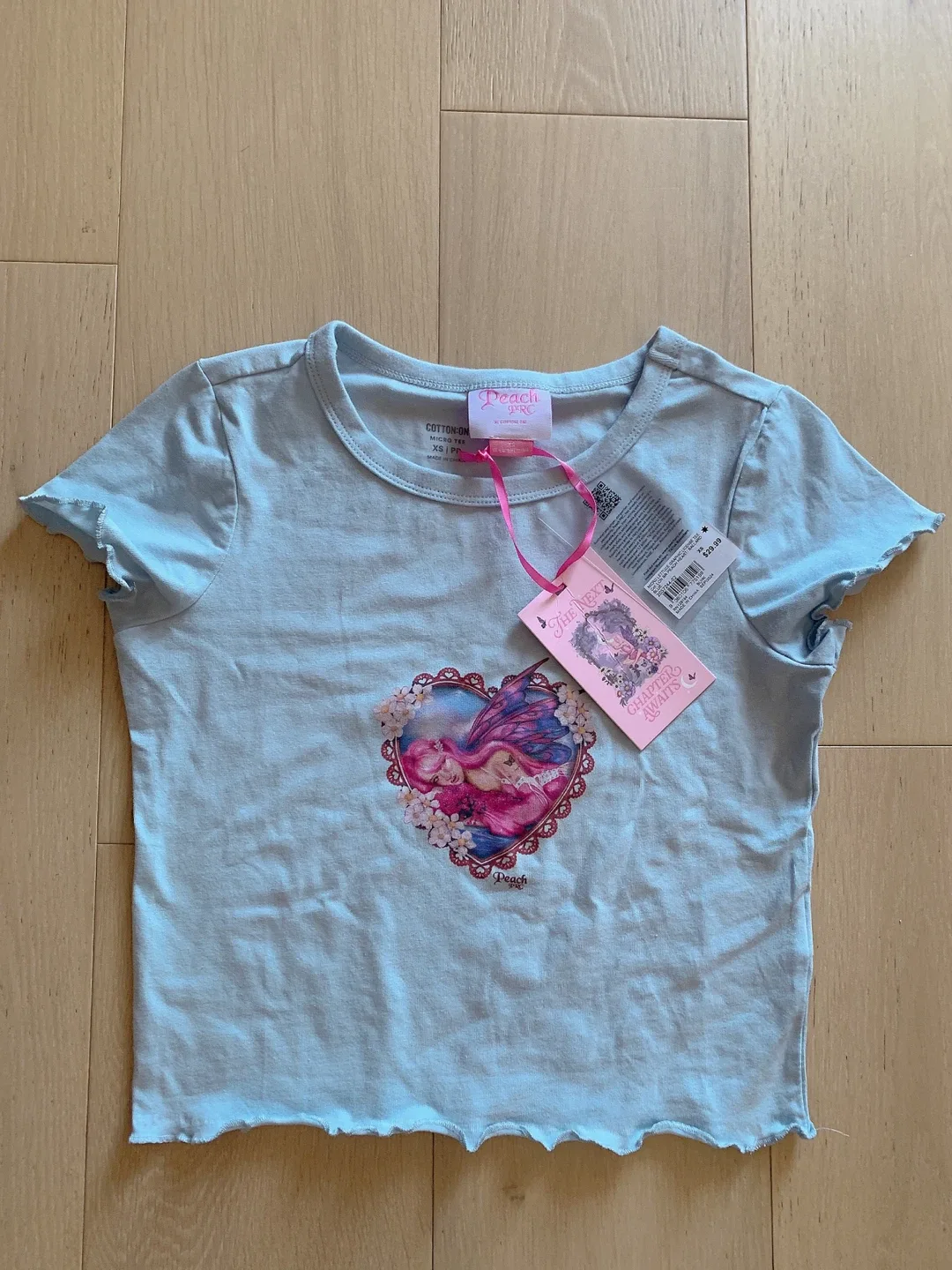 New Peach Girl XS Blue Tee image indicator(2)