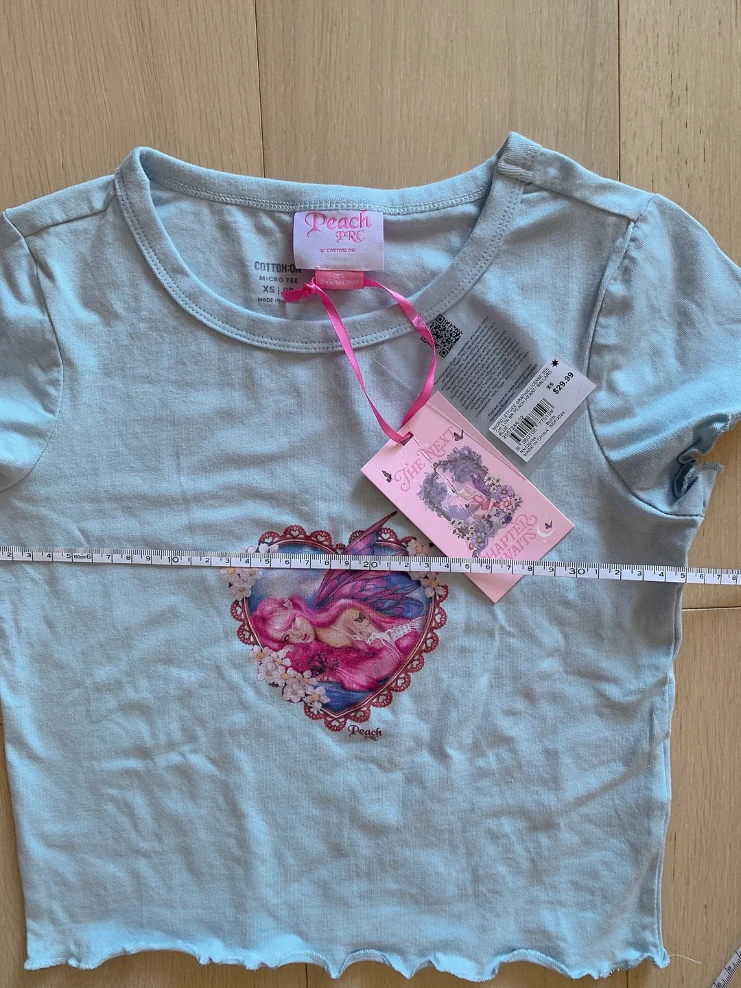 New Peach Girl XS Blue Tee image indicator(5)