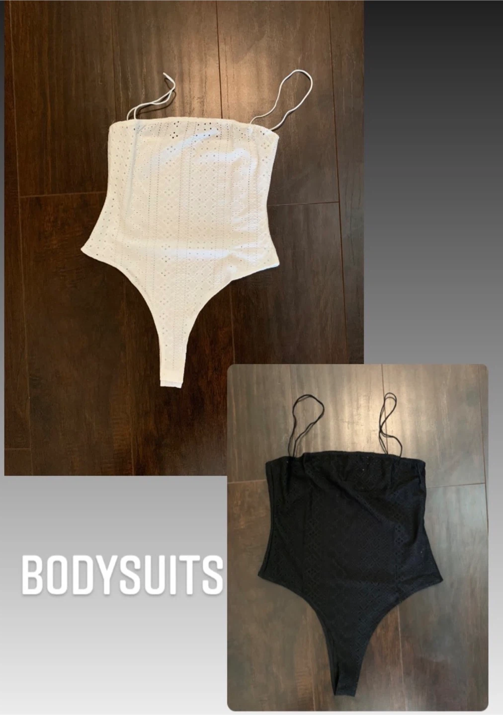 Bodysuits - White & Black