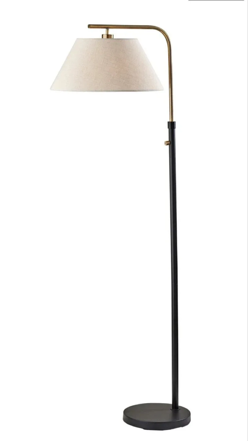 Floor Lamp - Black & Gold Accent image indicator(2)
