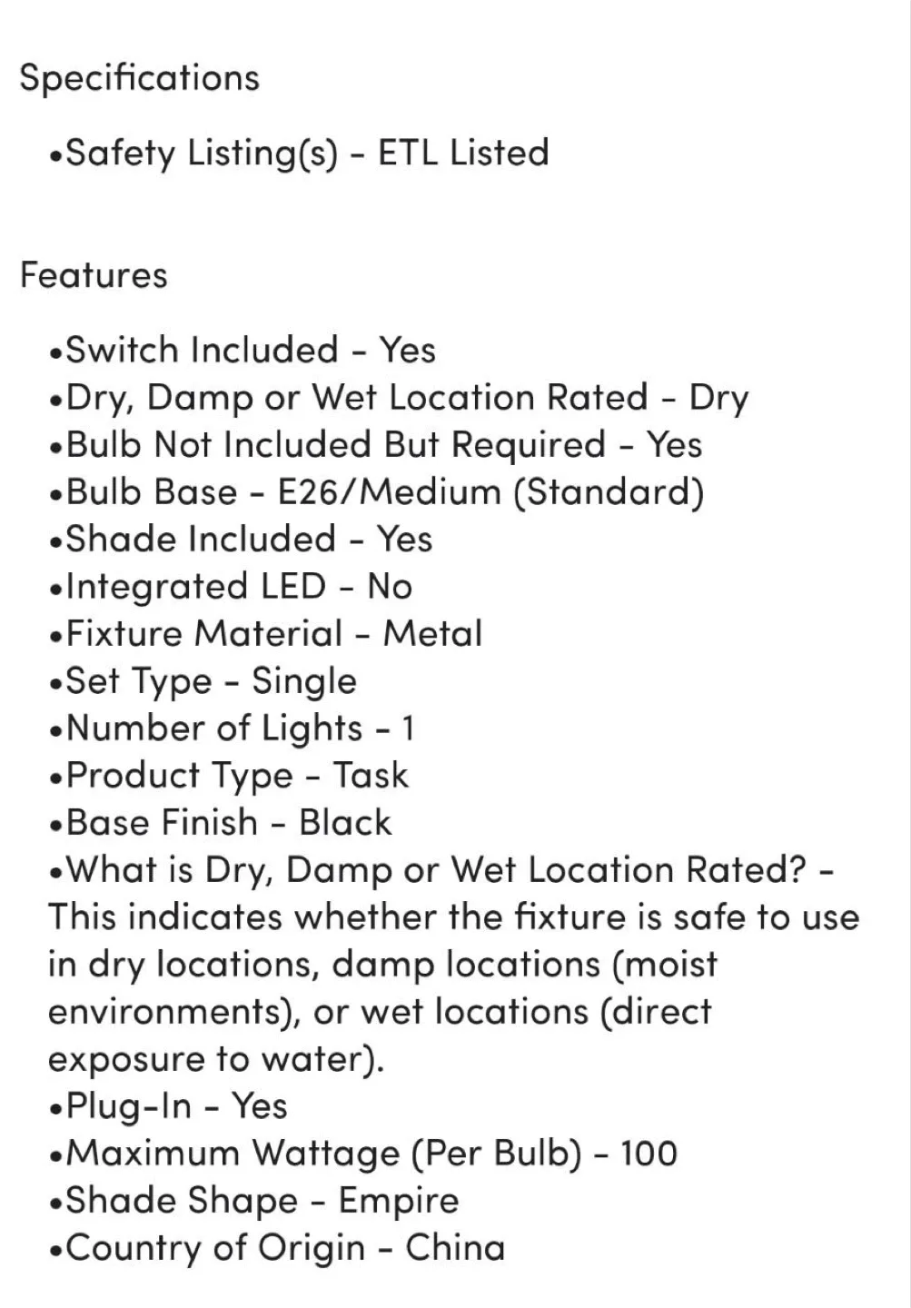 Floor Lamp - Black & Gold Accent image indicator(7)