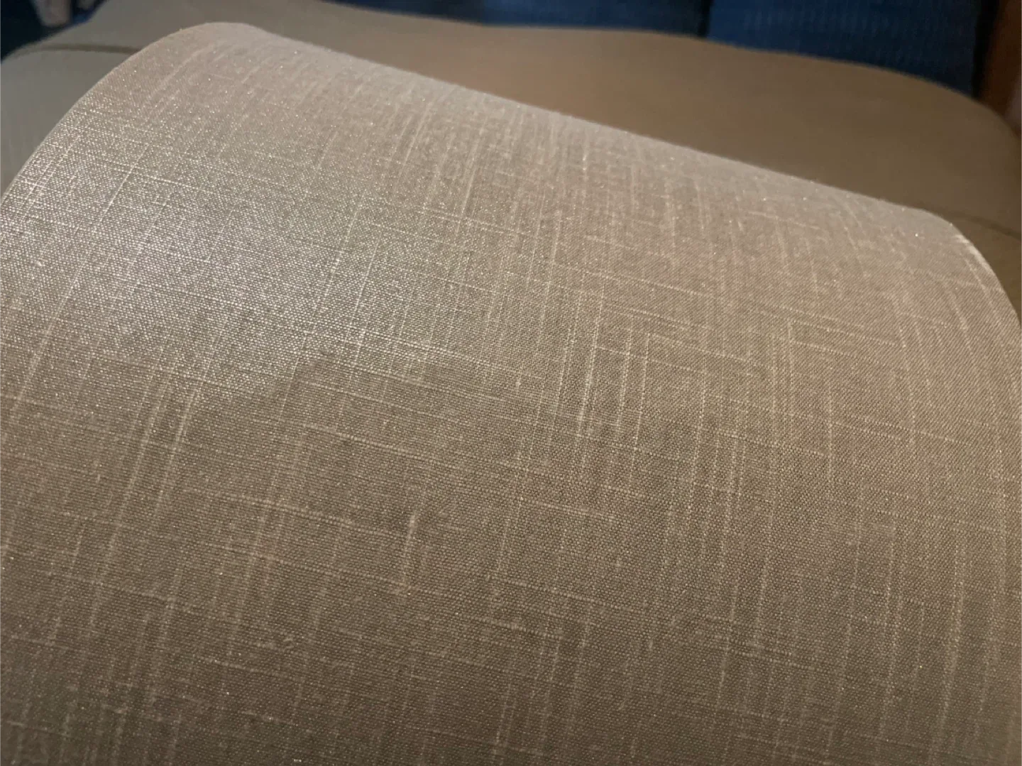 Large ‘Greige’ Drum Lampshade image indicator(4)