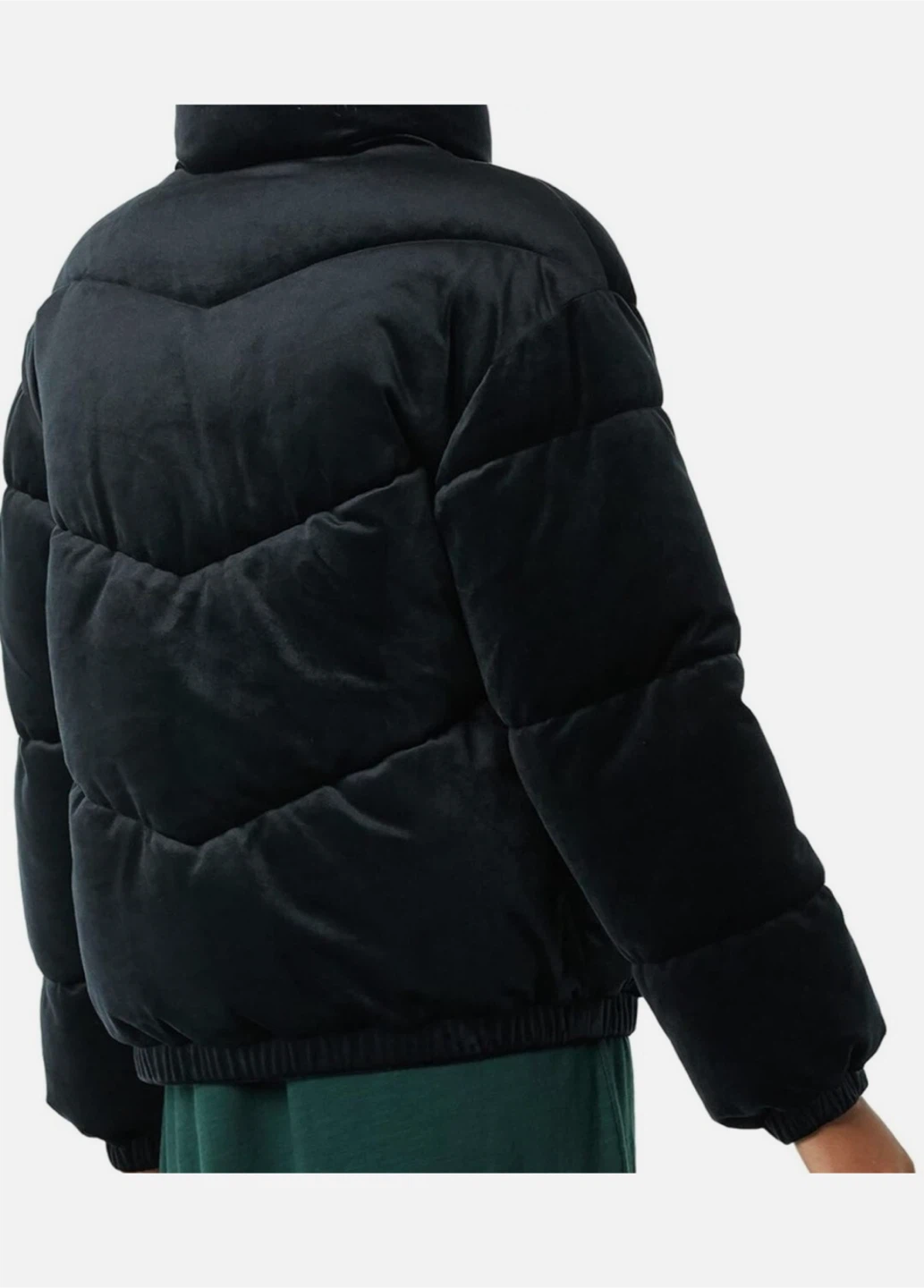 NEW! Daily Ritual Velour Mock-Neck Short Puffer Jacket - photo 2