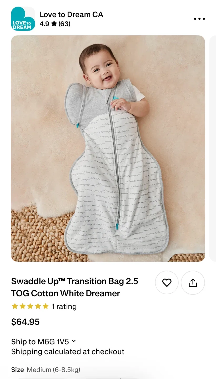 Love to Dream Swaddle UP Transition Bag - Medium image indicator(2)