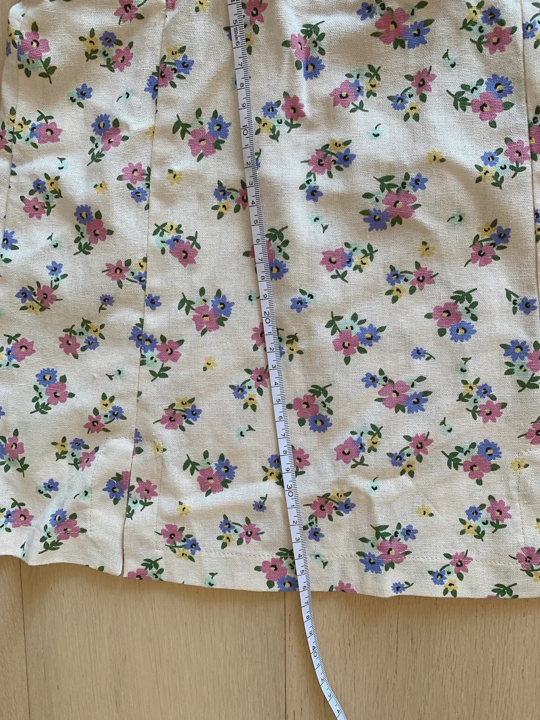 Zara Floral Print Top & Skirt Set - Size XS image indicator(9)