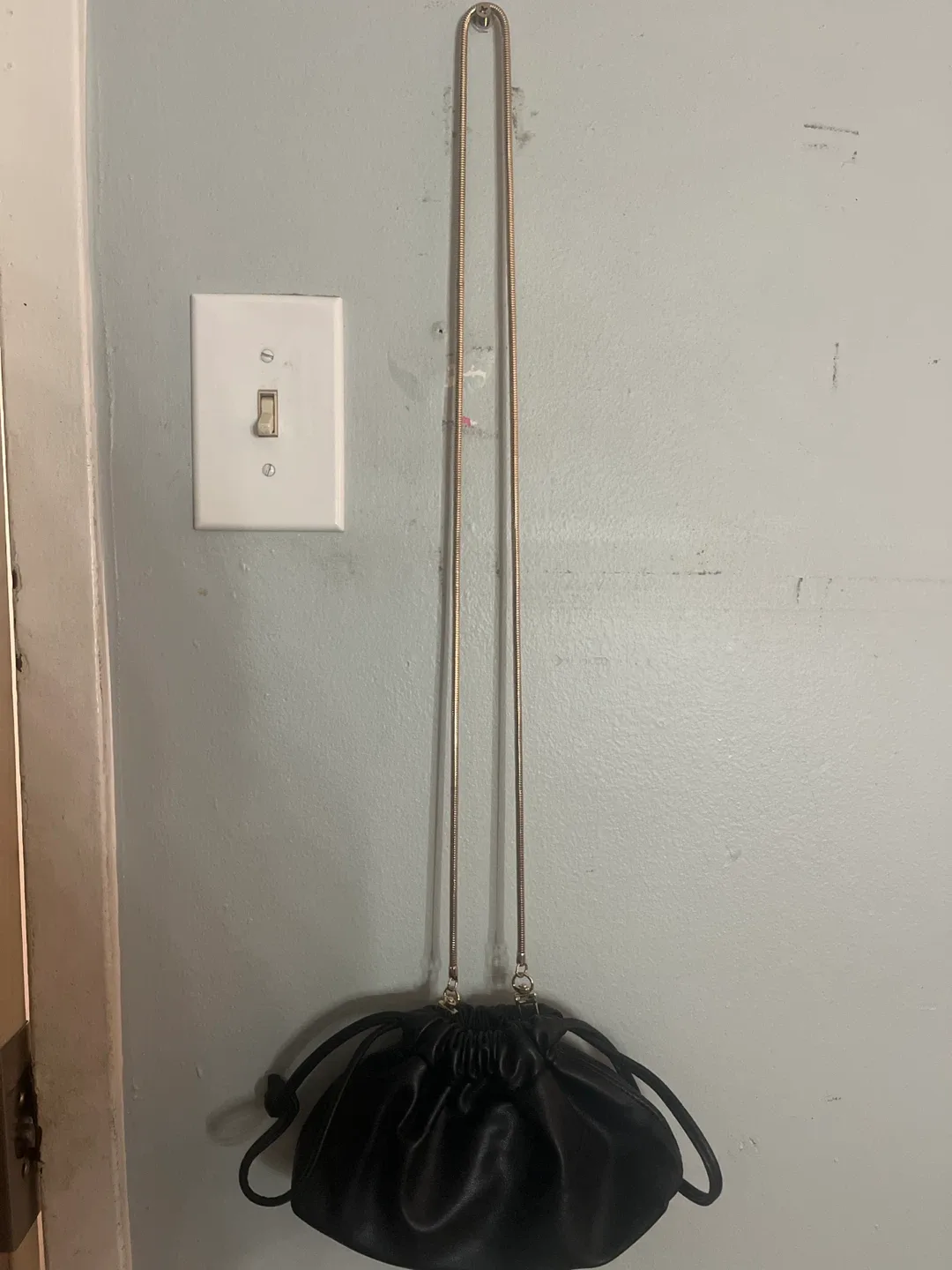 Black Drawstring Purse thumbnail