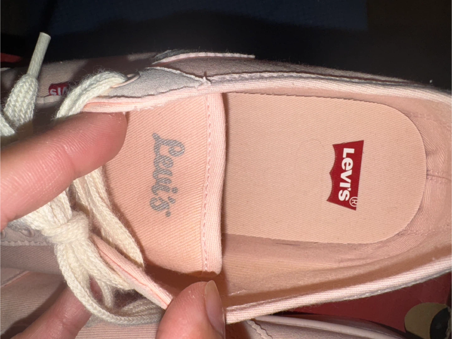 Levi's Pink Canvas Sneakers - photo 2