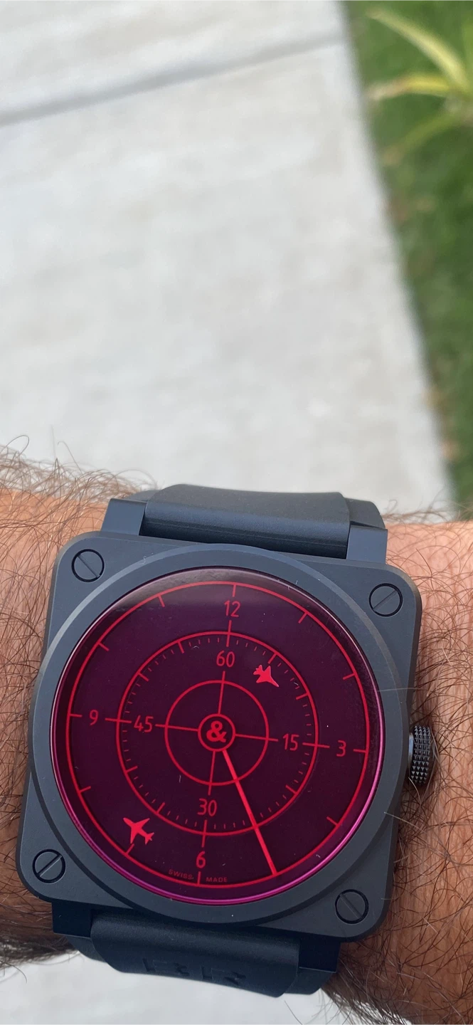 Bell & Ross BR 03-92 Red Radar Ceramic Watch