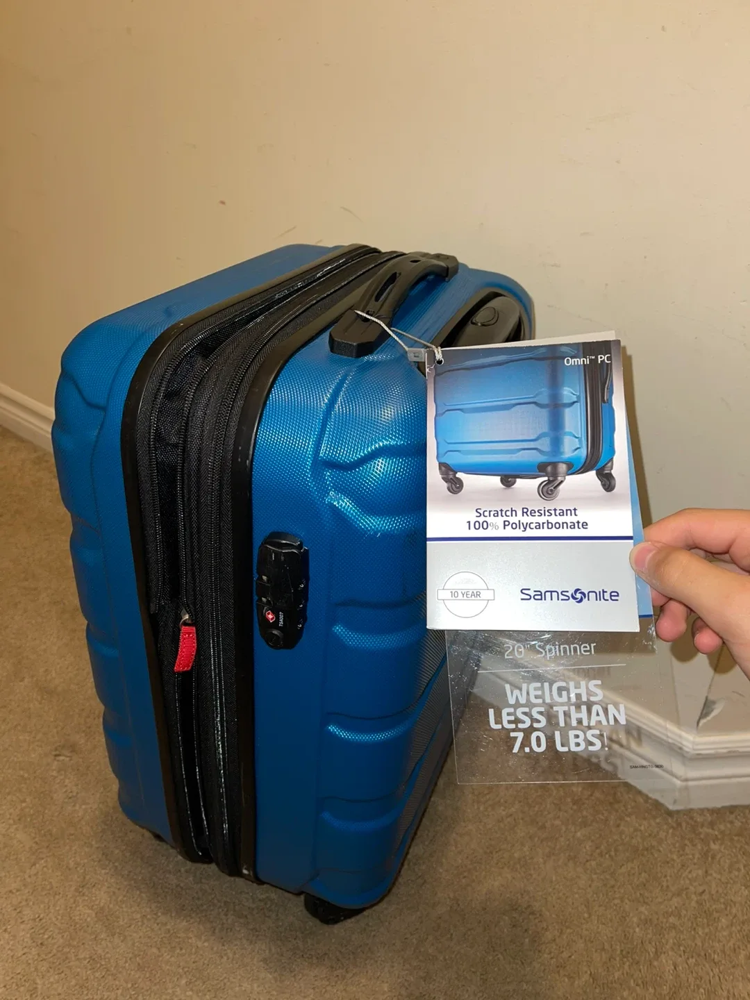 💼 Brand NEW Samsonite Omni PC 20” Spinner Carry-On – $120 (Firm) thumbnail