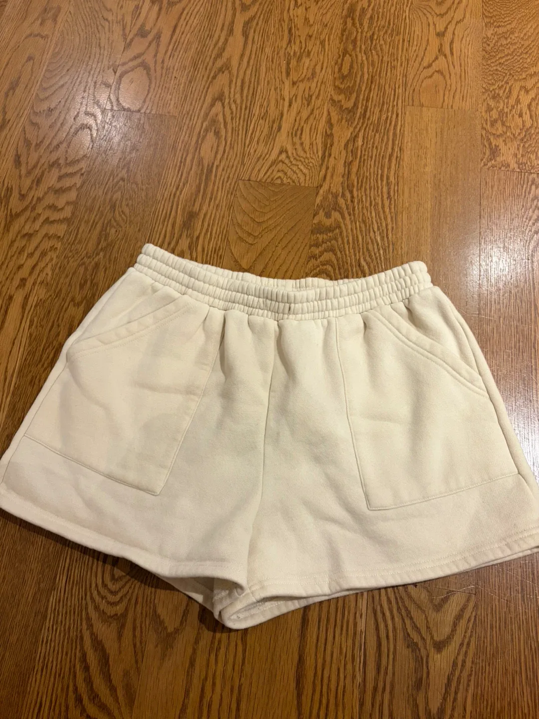 Beige Sweat Shorts thumbnail