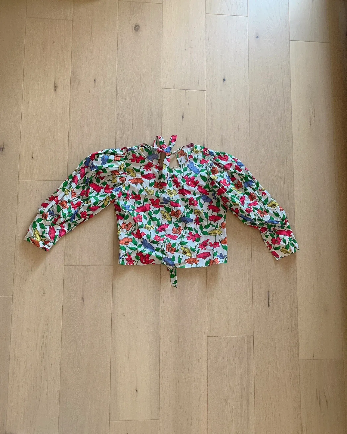 Zara Floral Print Blouse size XS thumbnail