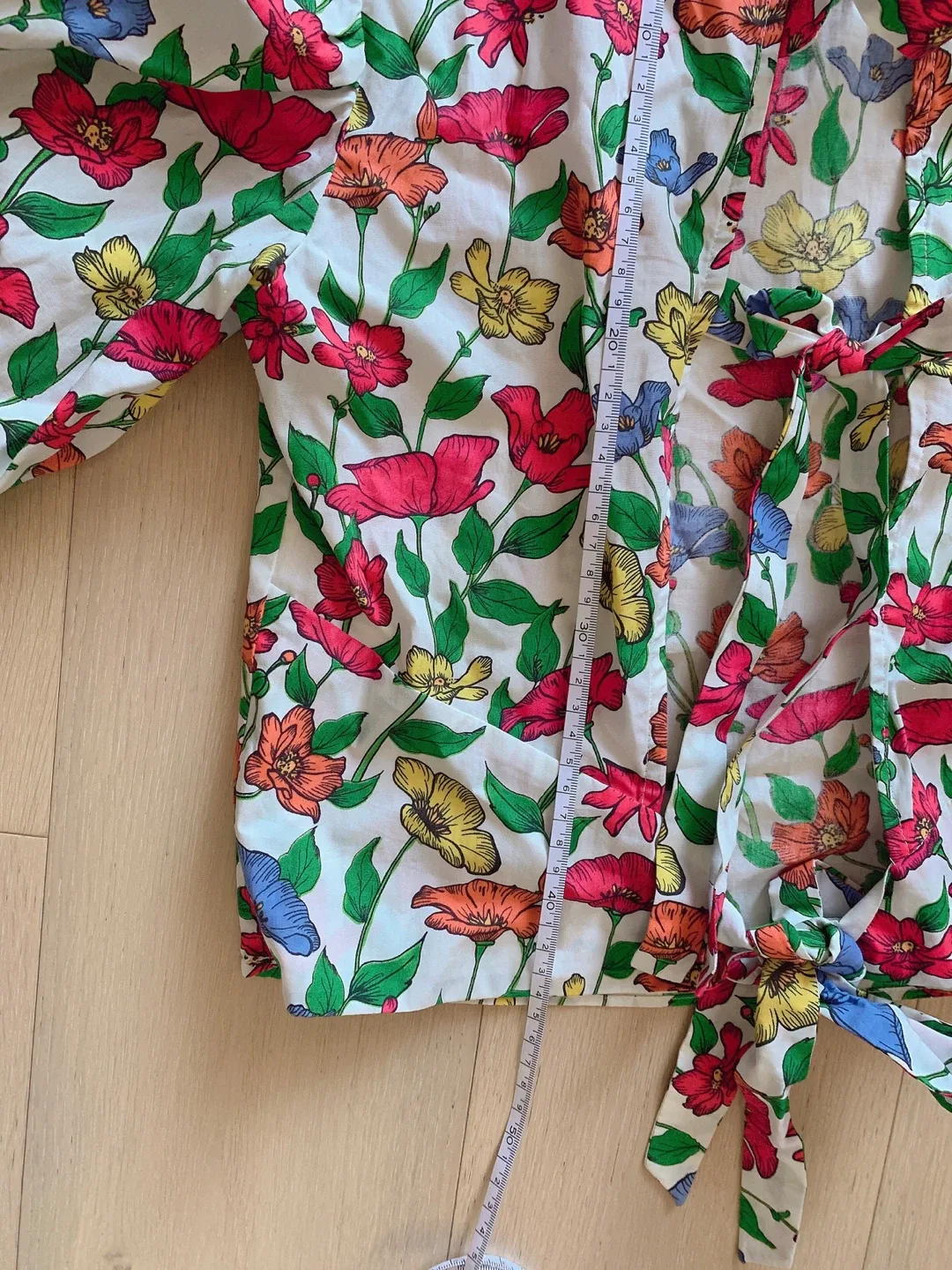 Zara Floral Print Blouse size XS image indicator(9)